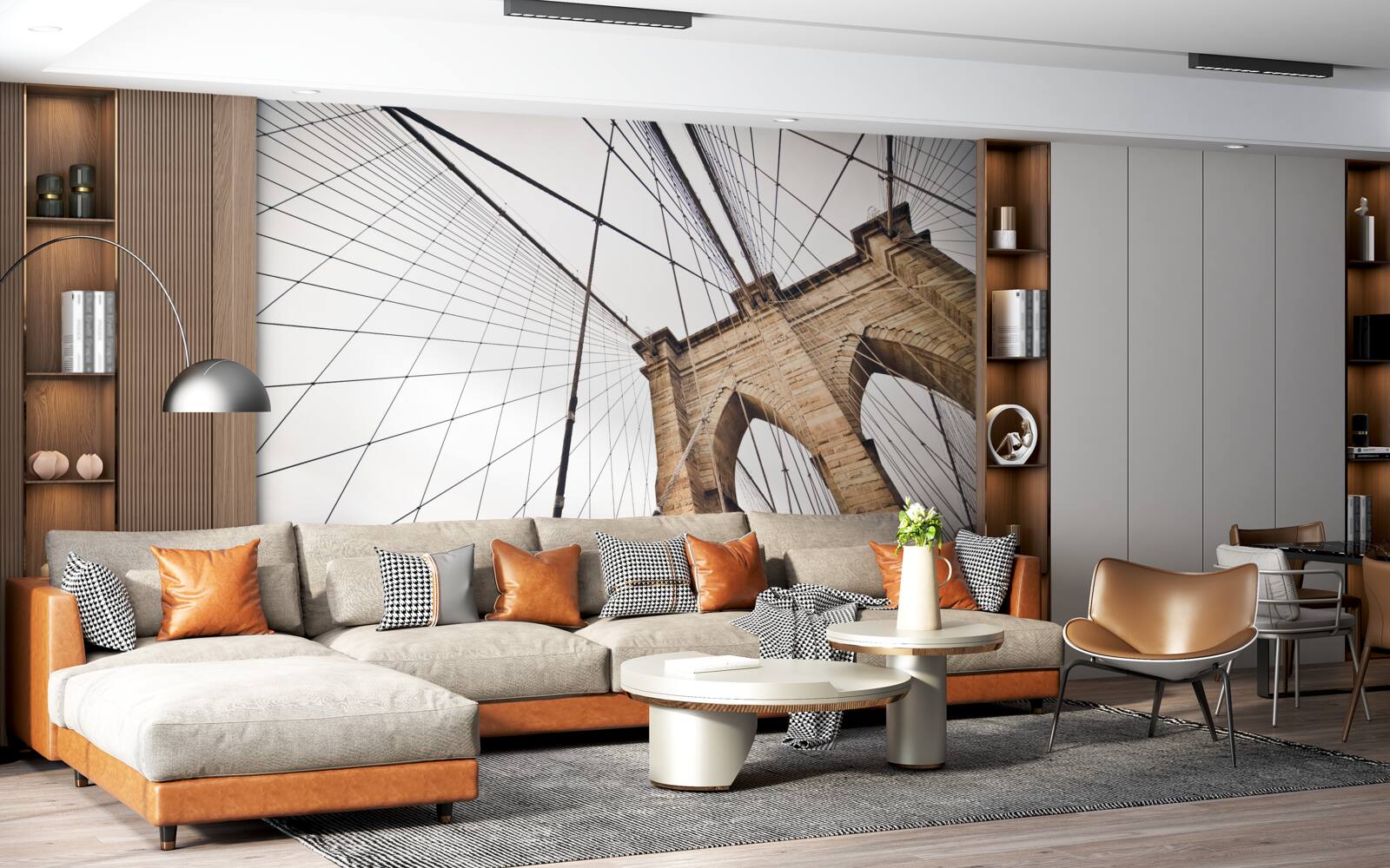 Fototapeta Dizajn Brooklynského mosta