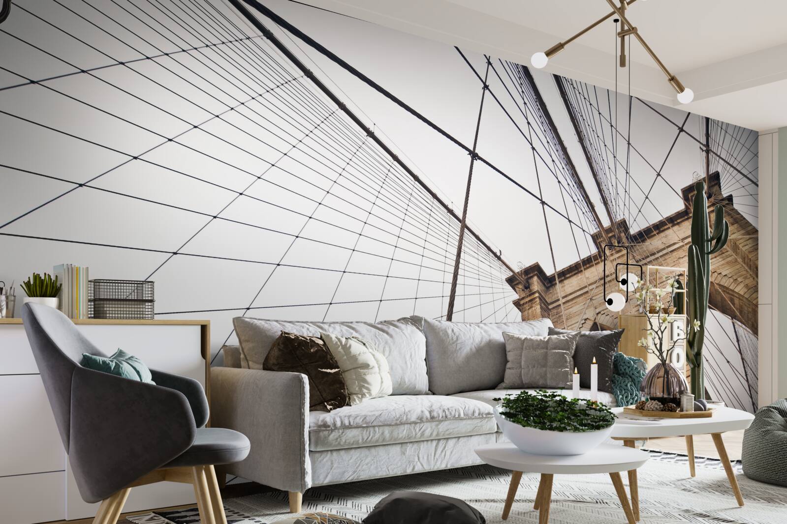 Fototapeta Dizajn Brooklynského mosta