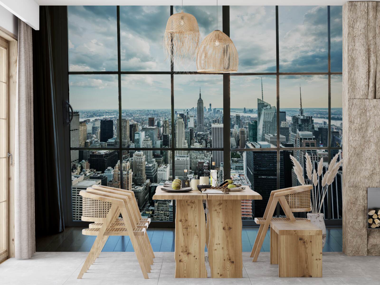 Fototapeta Panoráma New Yorku z okna