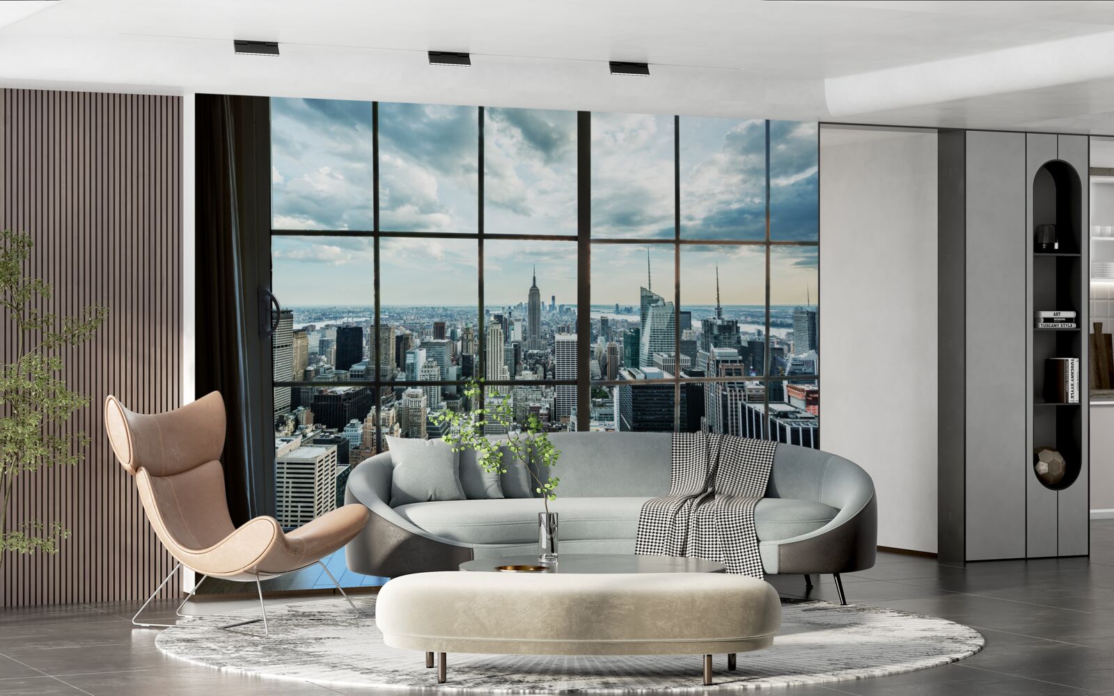 Fototapeta Panoráma New Yorku z okna