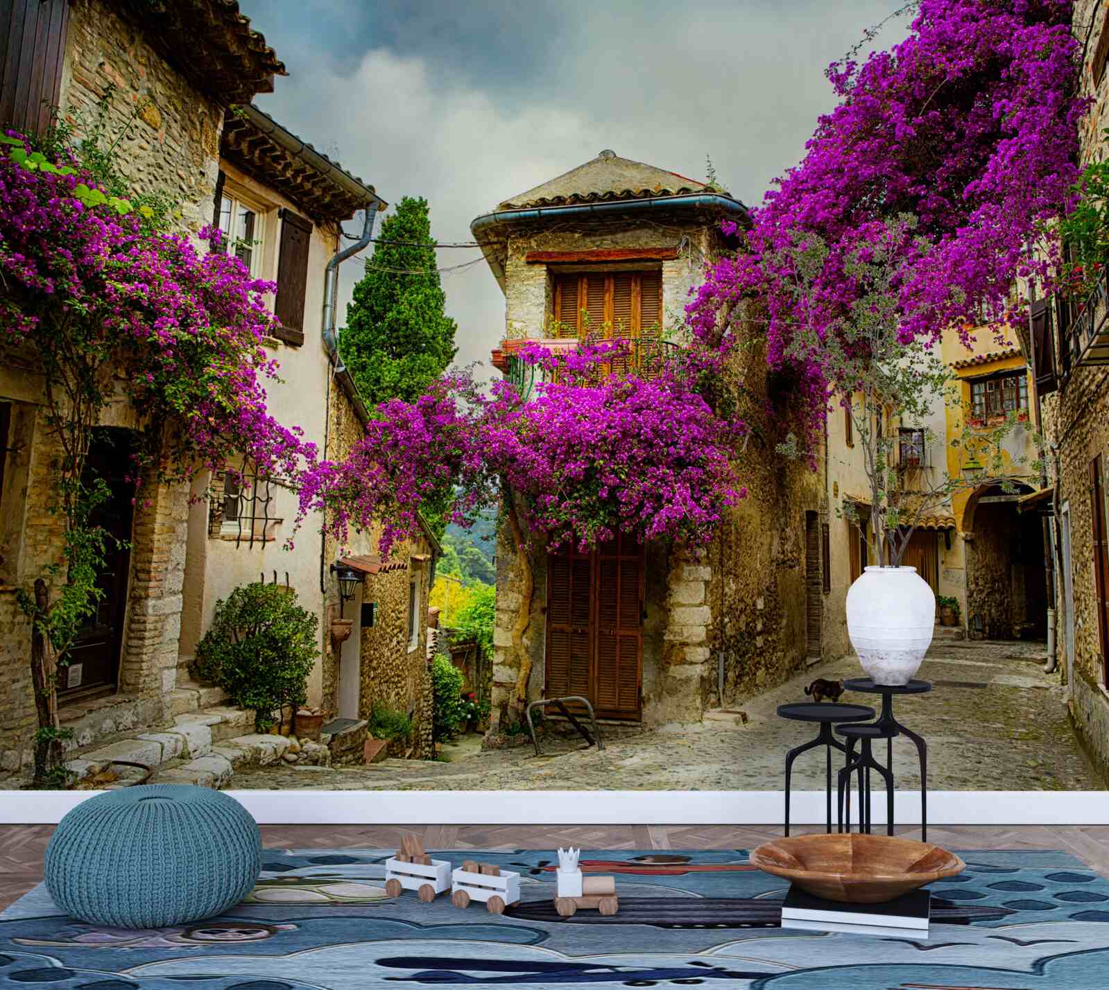 Fototapeta ulica v Provence, ktorá vyžaruje pohodlie a teplo