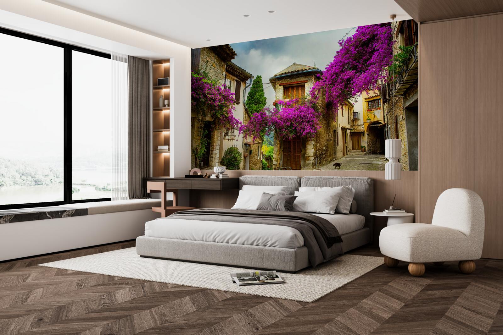 Fototapeta ulica v Provence, ktorá vyžaruje pohodlie a teplo