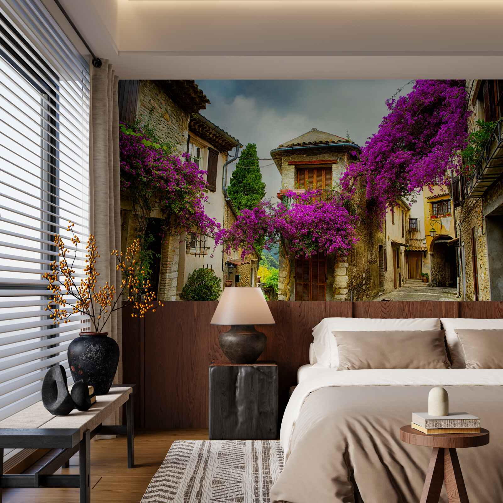Fototapeta ulica v Provence, ktorá vyžaruje pohodlie a teplo