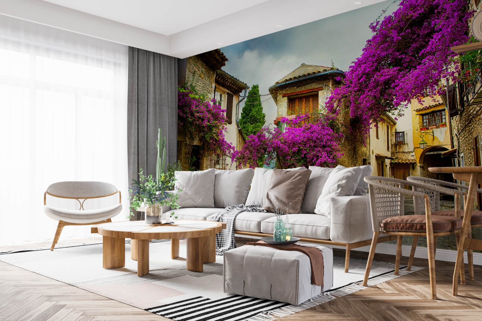 Fototapeta ulica v Provence, ktorá vyžaruje pohodlie a teplo