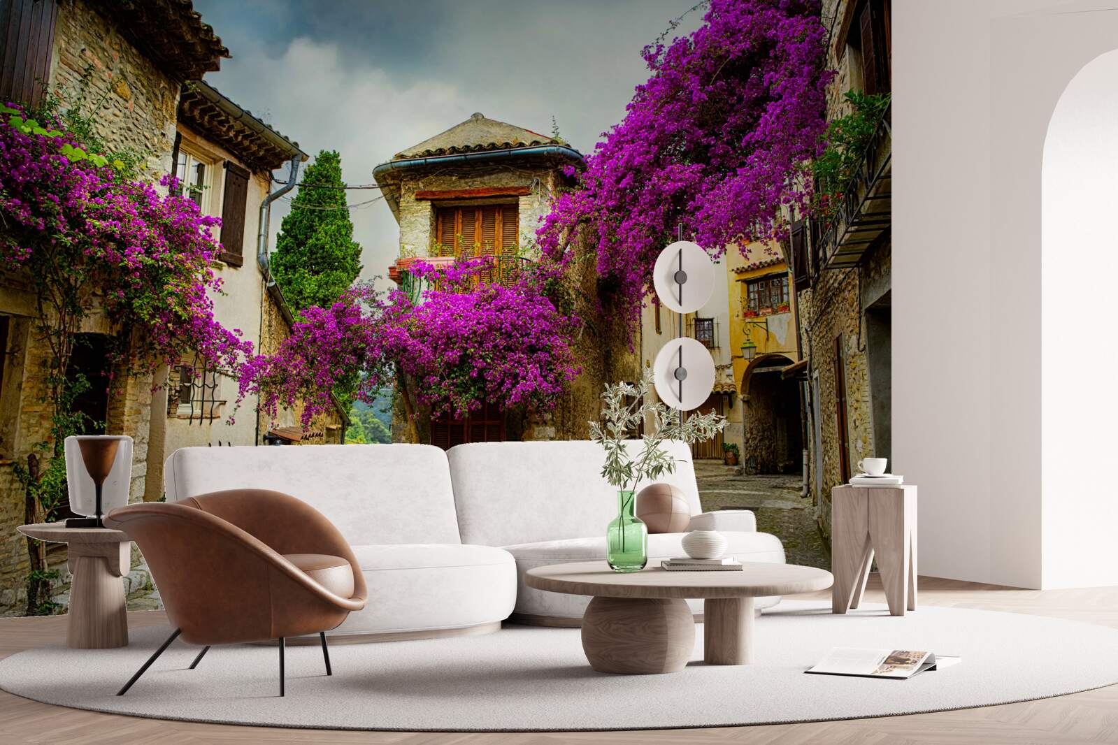 Fototapeta ulica v Provence, ktorá vyžaruje pohodlie a teplo