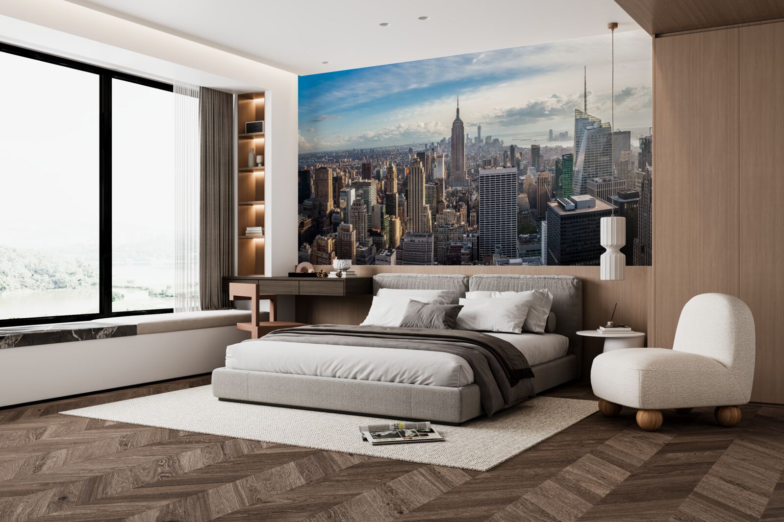 Fototapeta metropola z vtáčej perspektívy