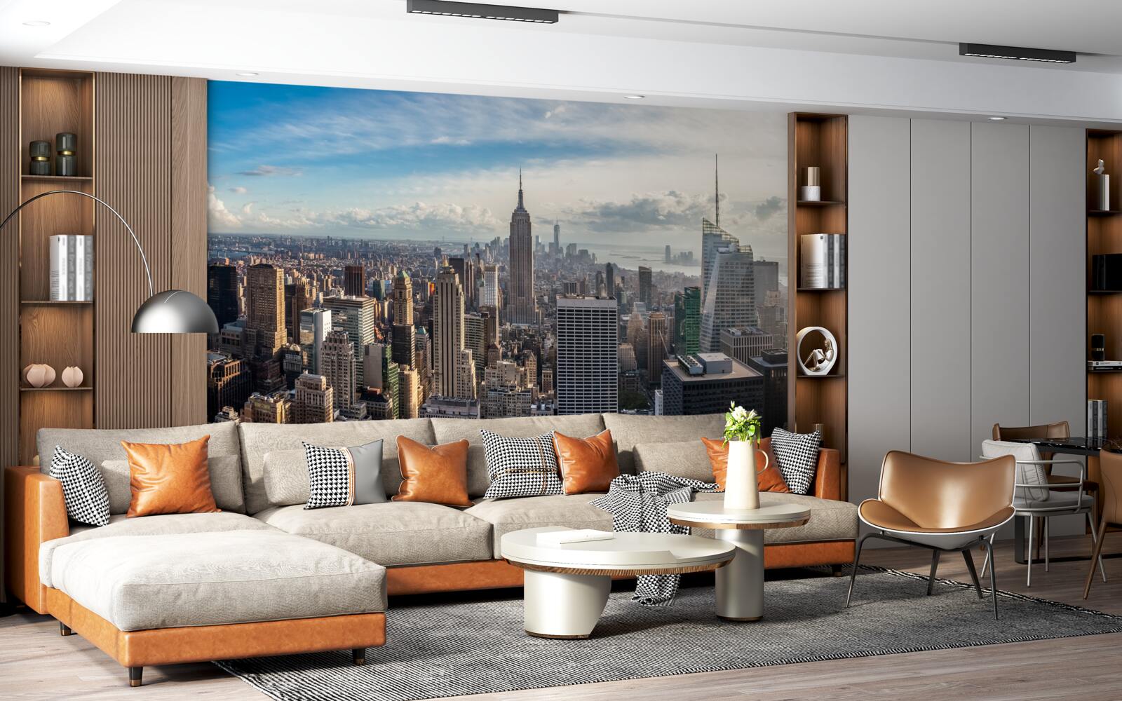 Fototapeta metropola z vtáčej perspektívy