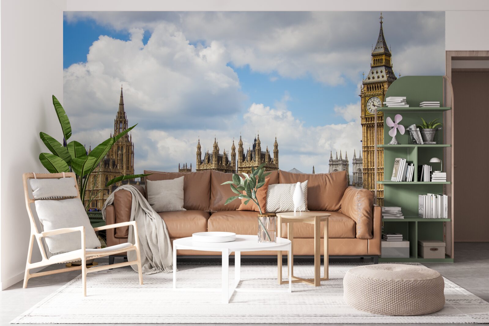 Fototapeta panoráma Big Benu a budovy parlamentu