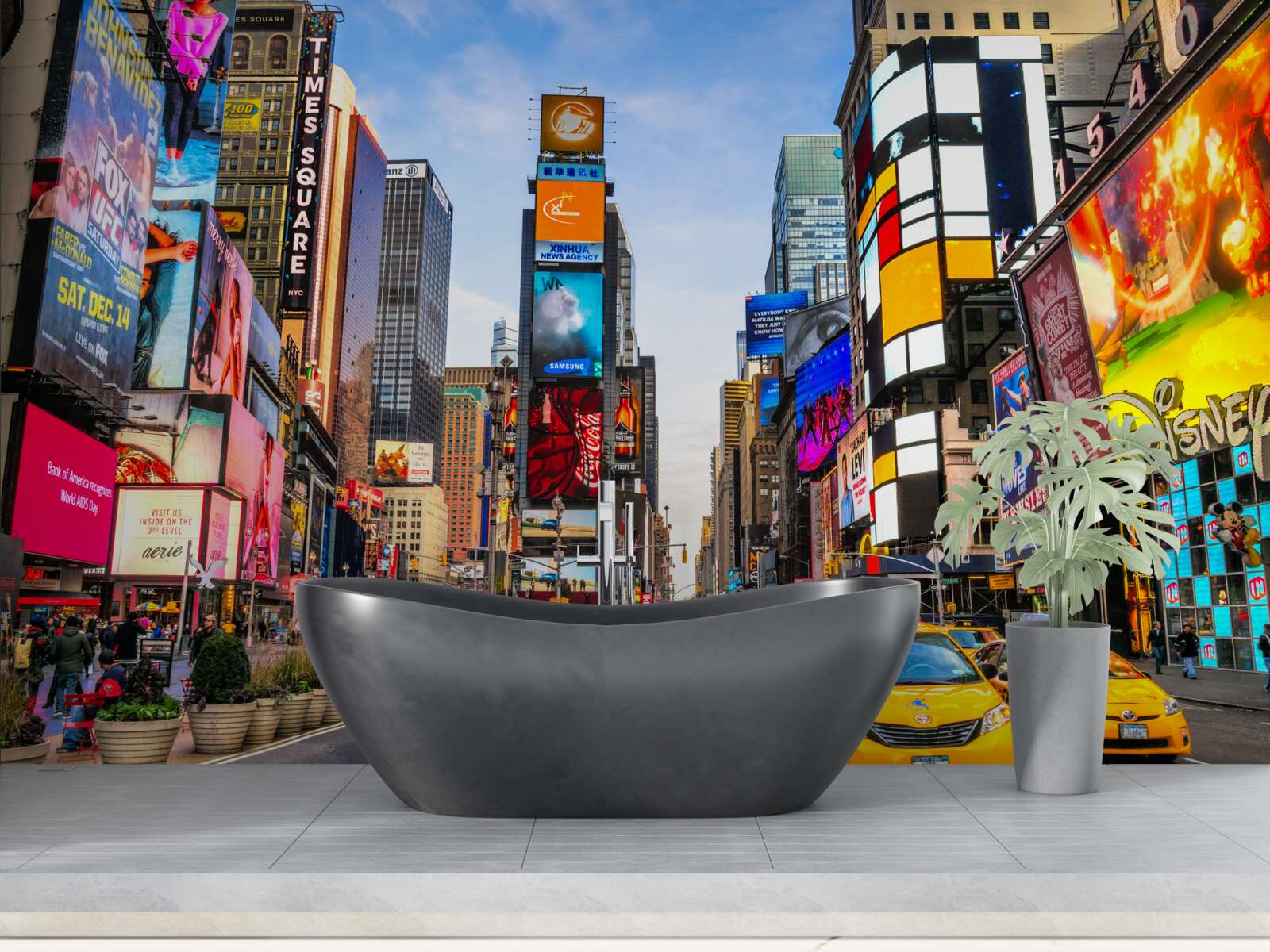 Fototapeta aktívna ulica times square