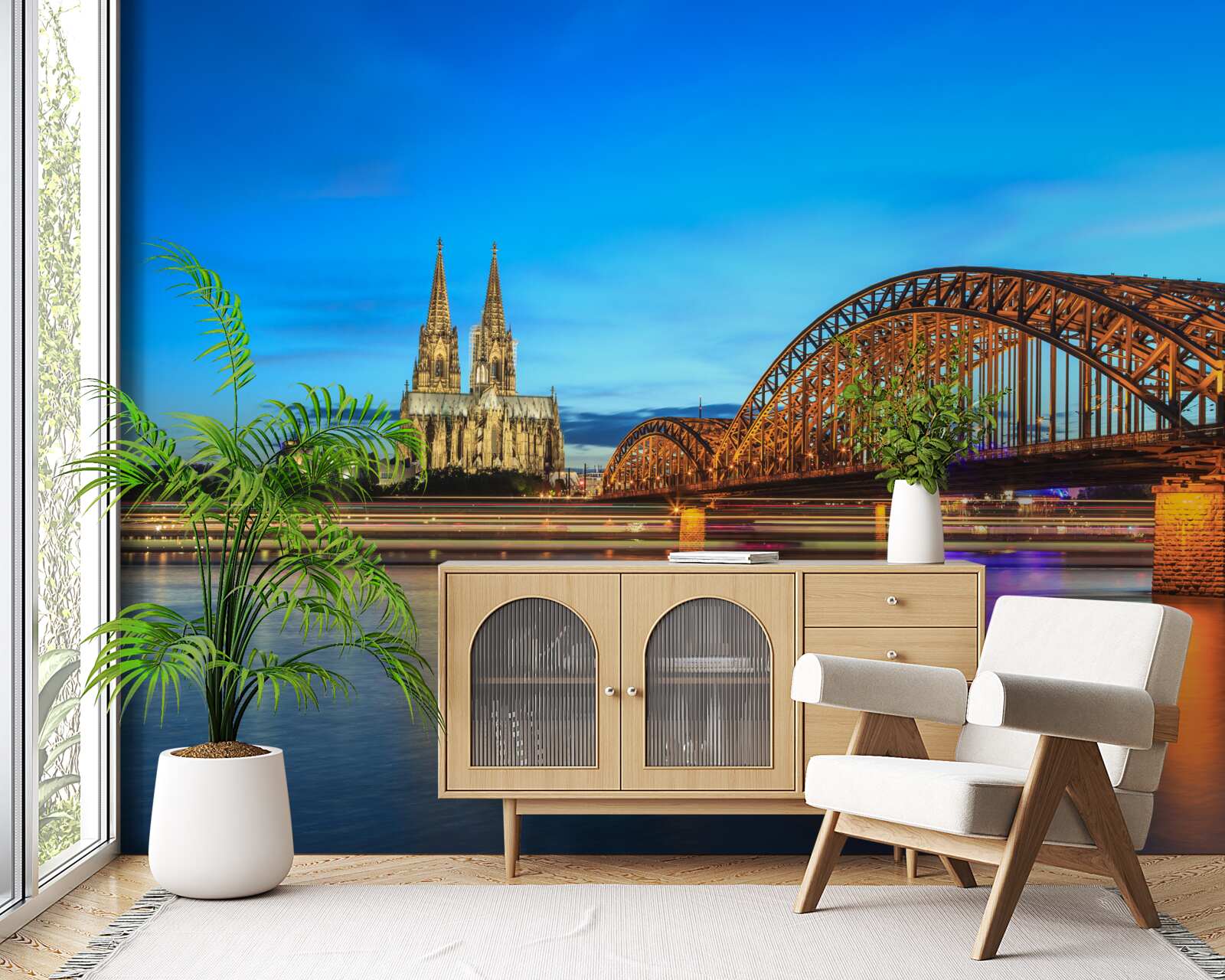 Fototapeta Most Hohenzollern sa nachádza v Kolíne nad Rýnom