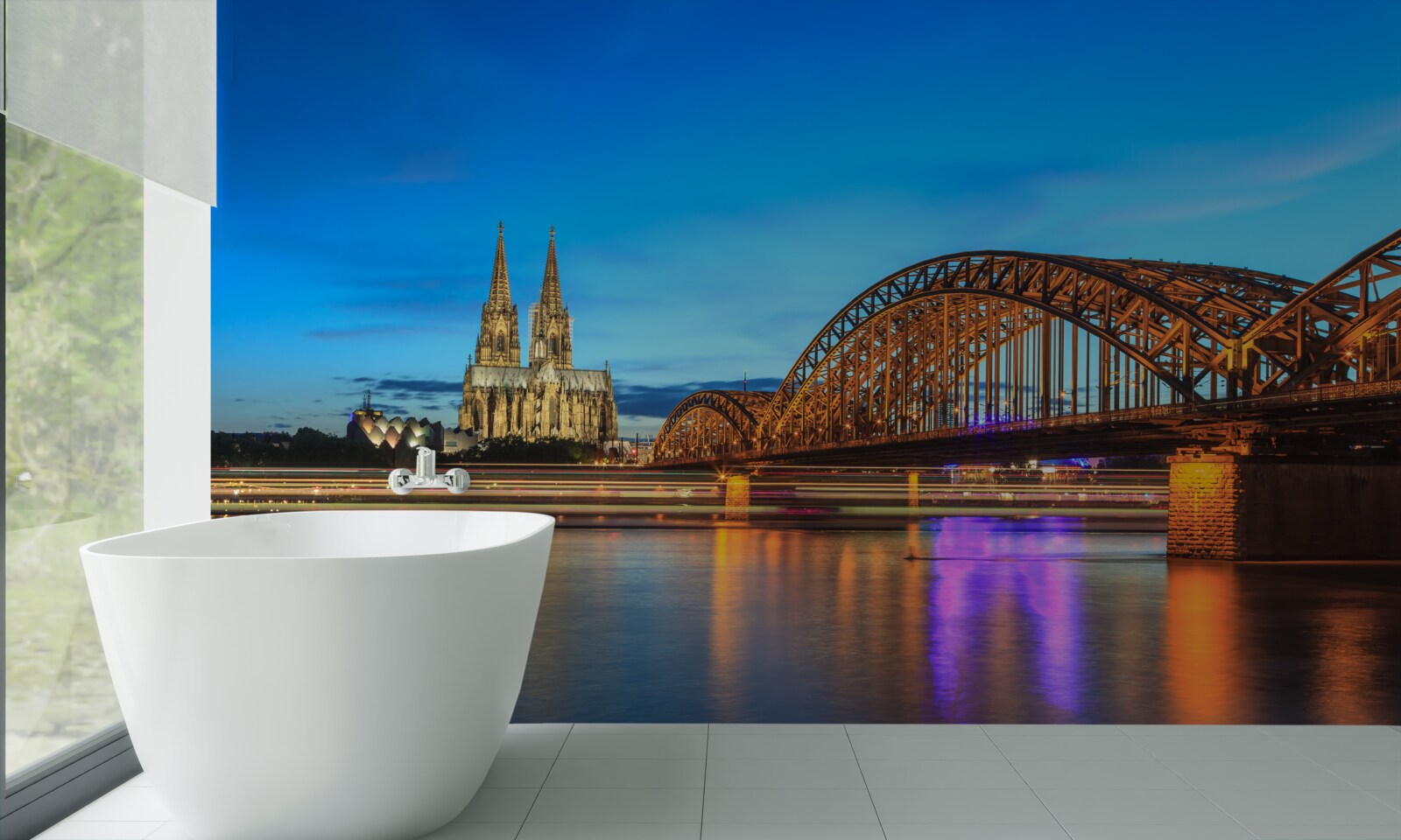 Fototapeta Most Hohenzollern sa nachádza v Kolíne nad Rýnom