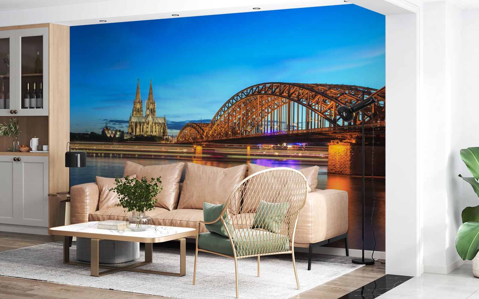 Fototapeta Most Hohenzollern sa nachádza v Kolíne nad Rýnom