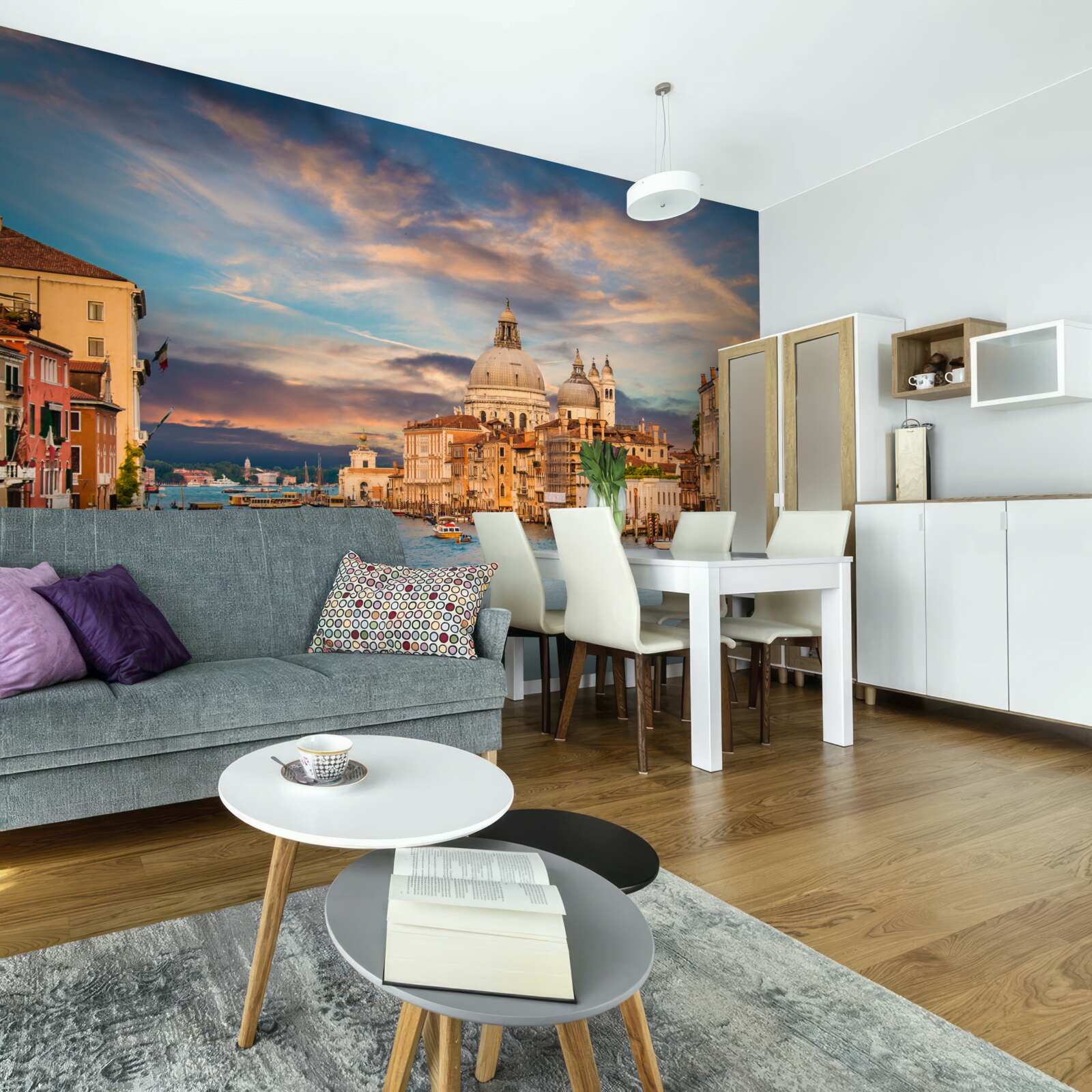 Fototapeta pohybujúce sa na benátskych lodiach