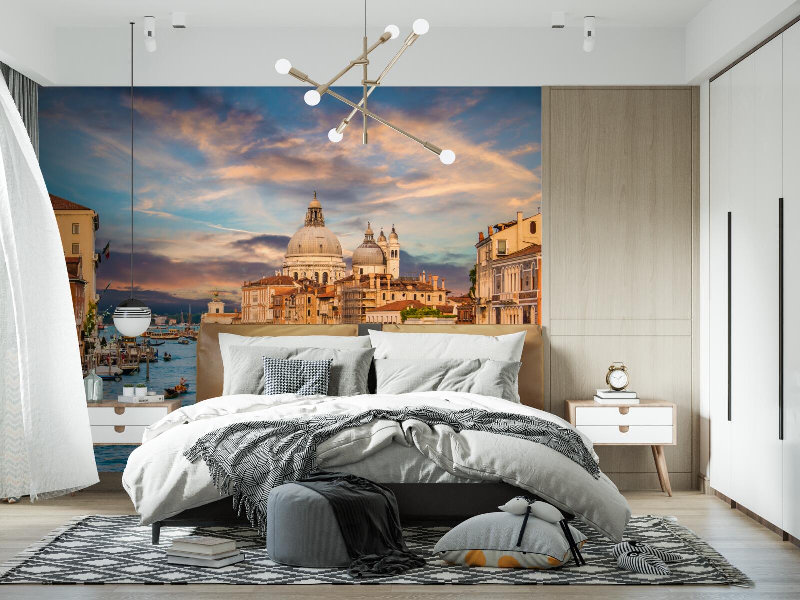 Fototapeta pohybujúce sa na benátskych lodiach