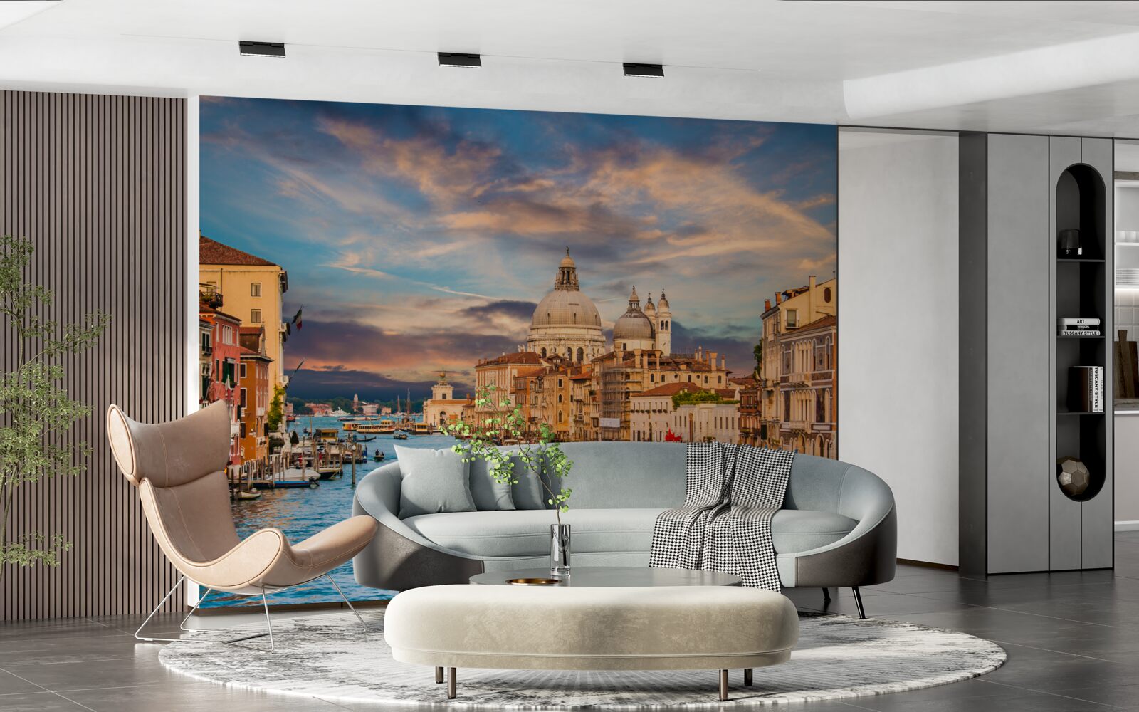 Fototapeta pohybujúce sa na benátskych lodiach