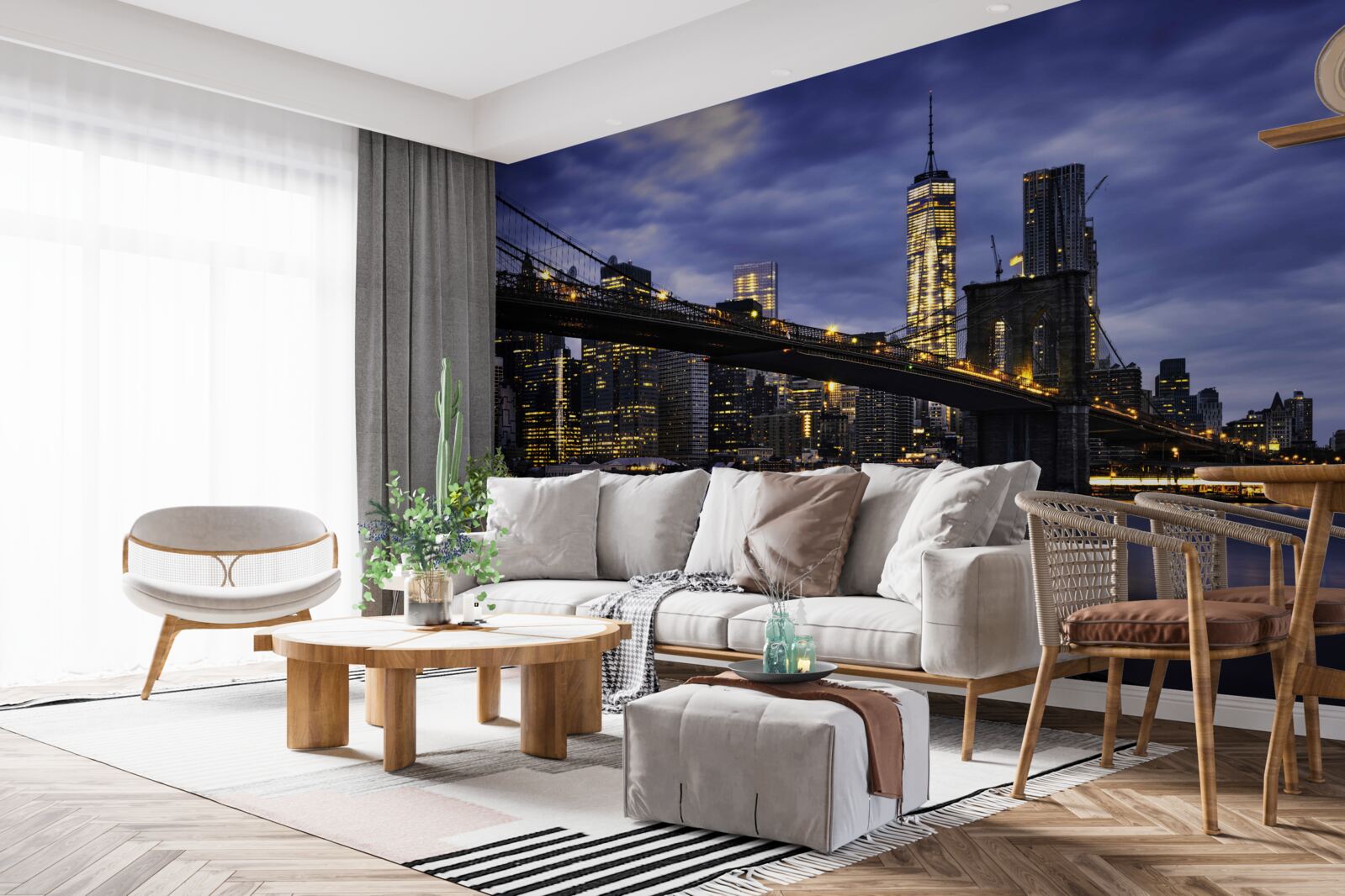 Fototapeta Esplanáda na Brooklynskom moste