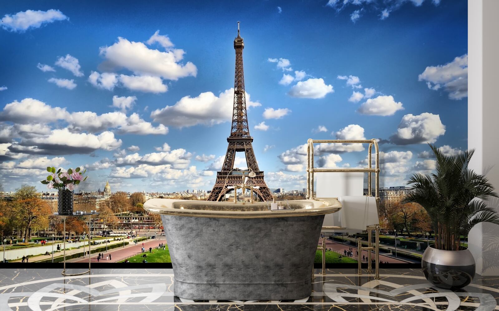 Fototapeta nádherná krajina na prehliadke Eifel