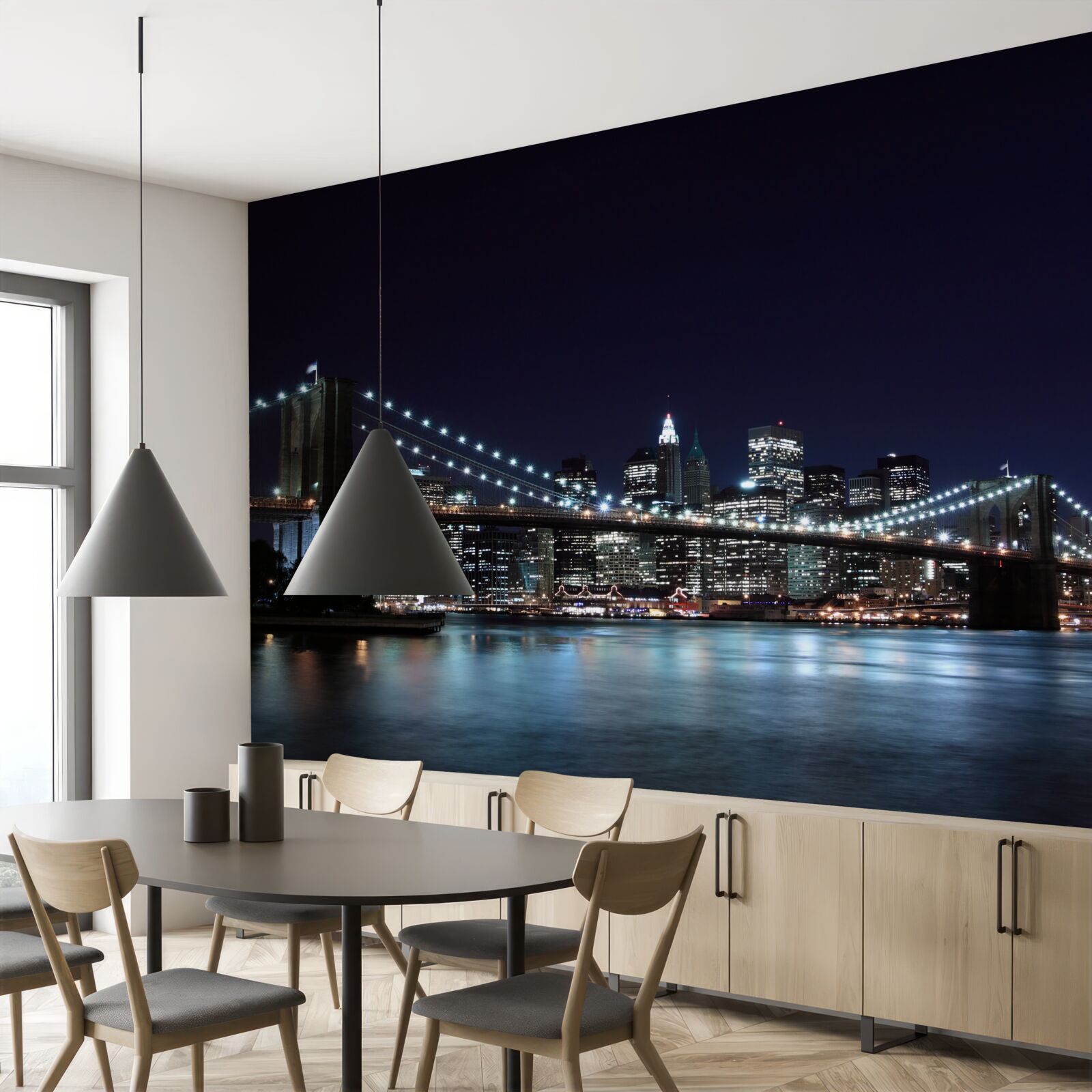 Fototapeta Svetlá na Brooklynskom moste