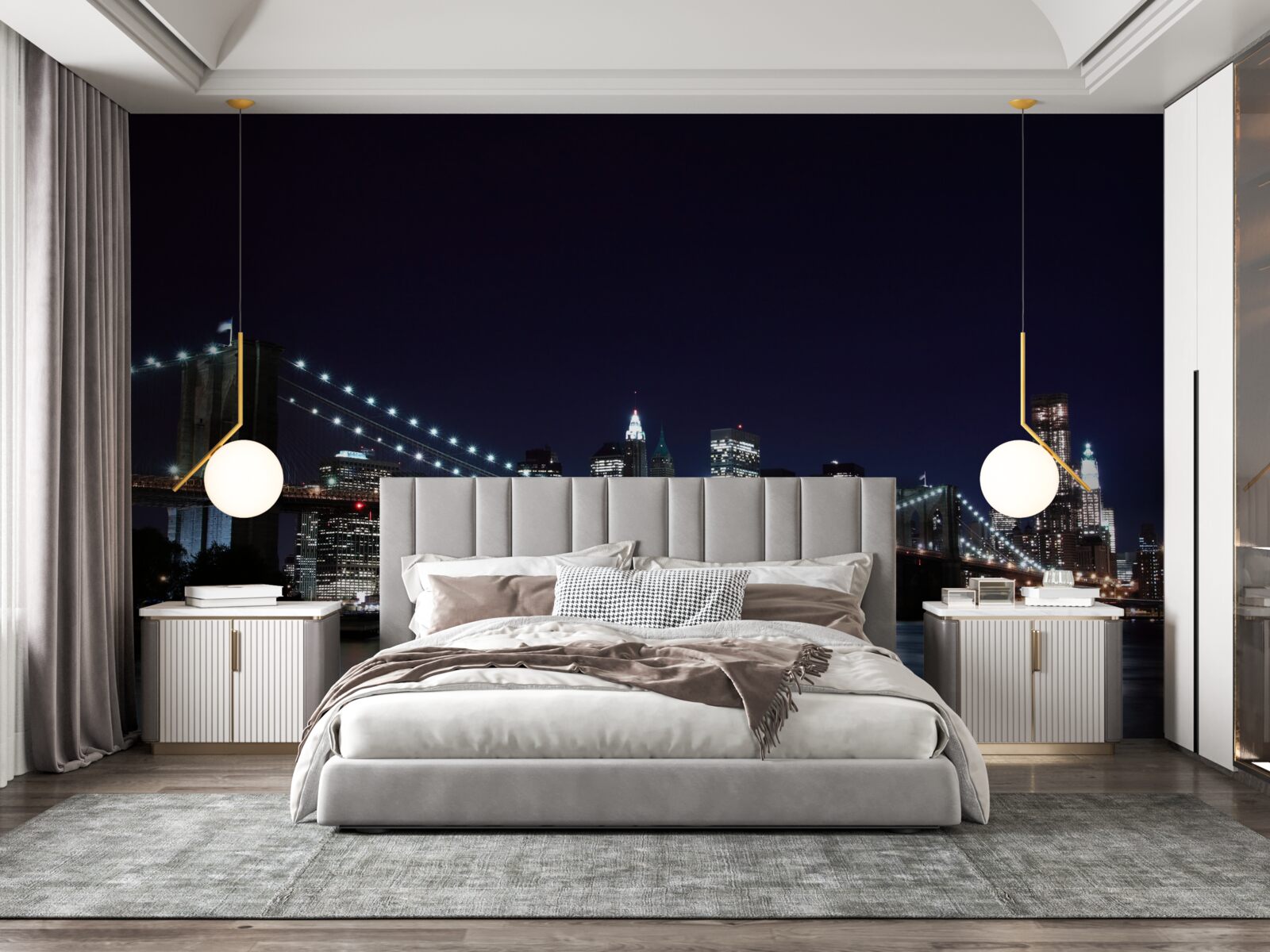 Fototapeta Svetlá na Brooklynskom moste