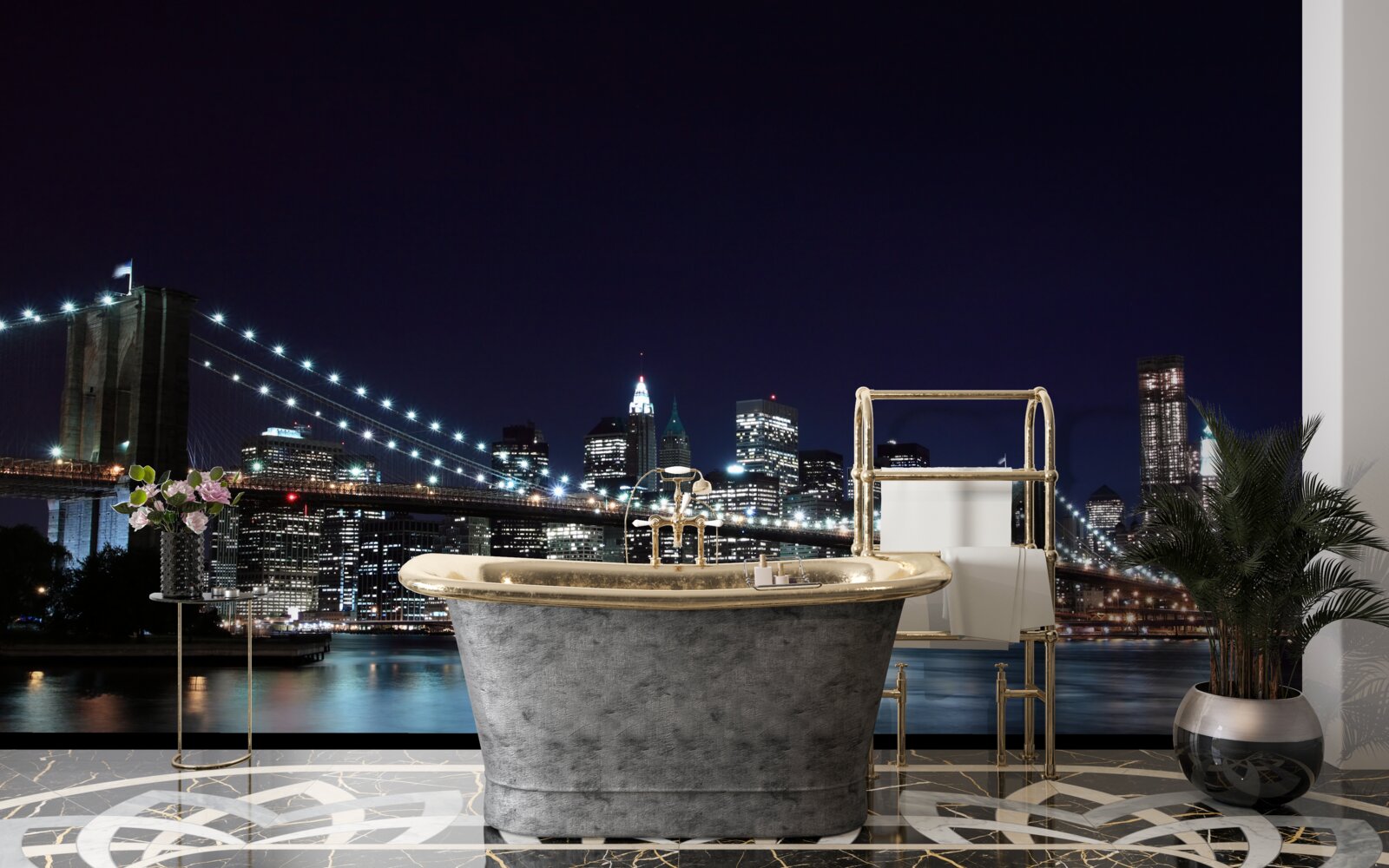 Fototapeta Svetlá na Brooklynskom moste