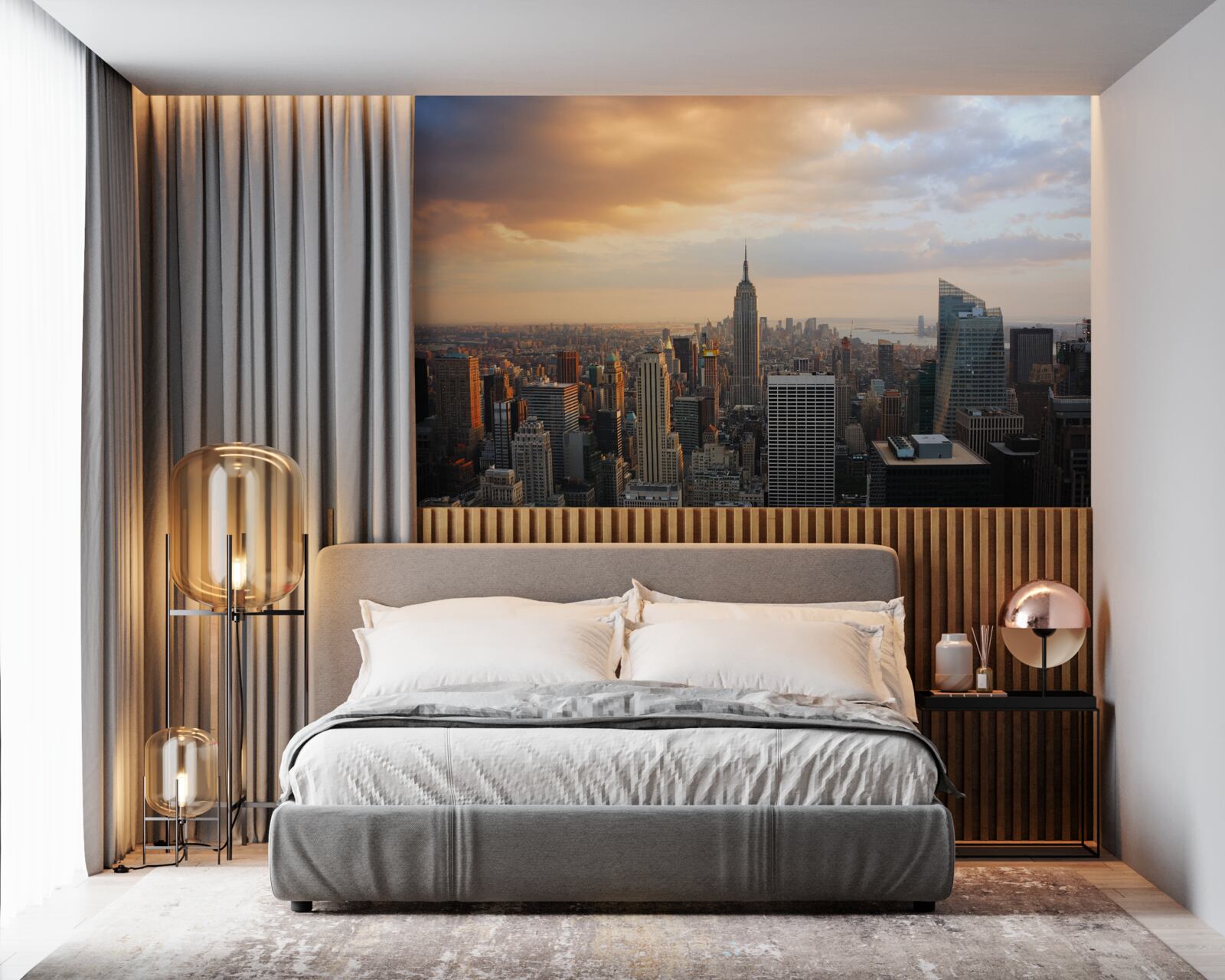 Fototapeta letecký pohľad na new york