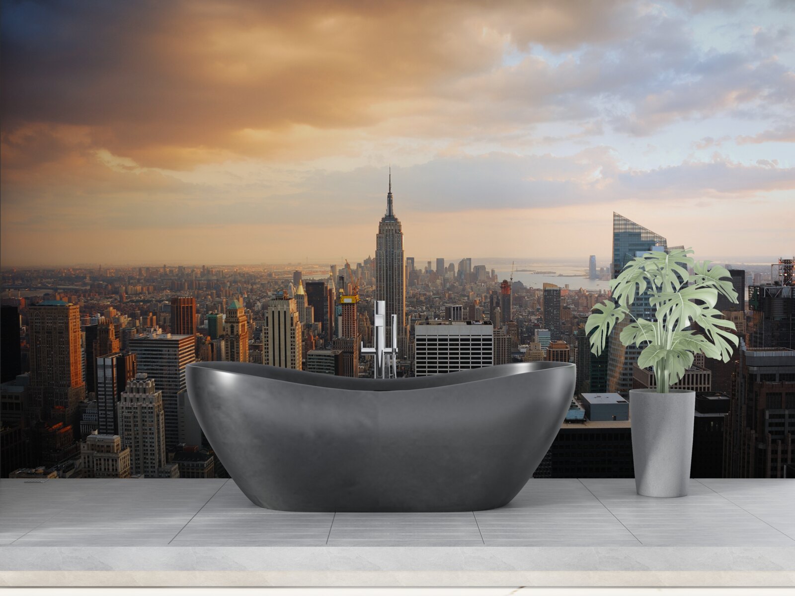 Fototapeta letecký pohľad na new york