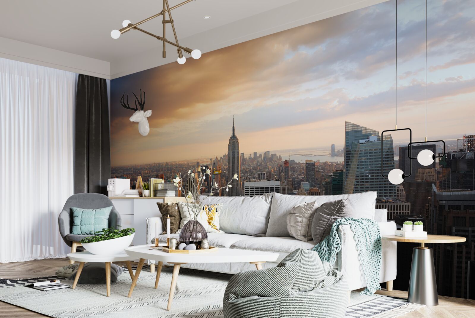 Fototapeta letecký pohľad na new york