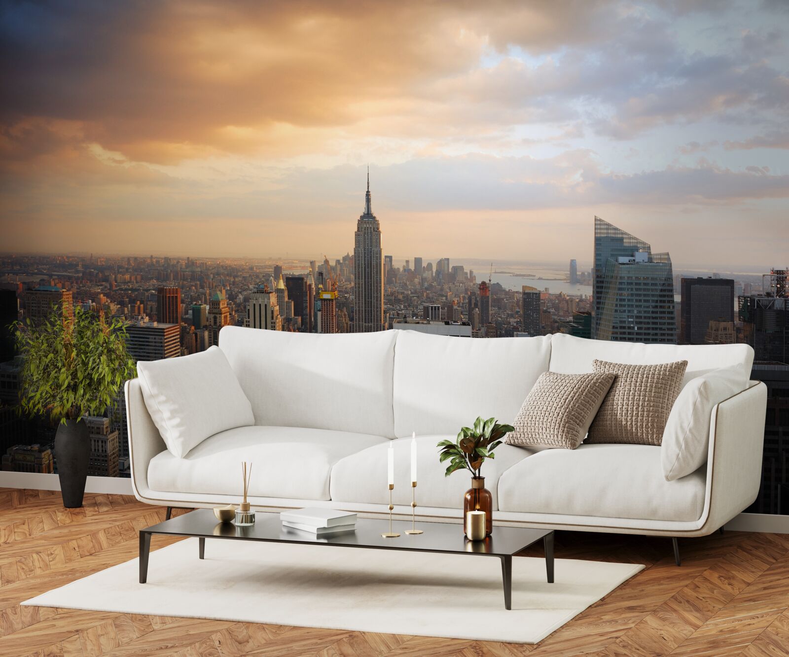 Fototapeta letecký pohľad na new york