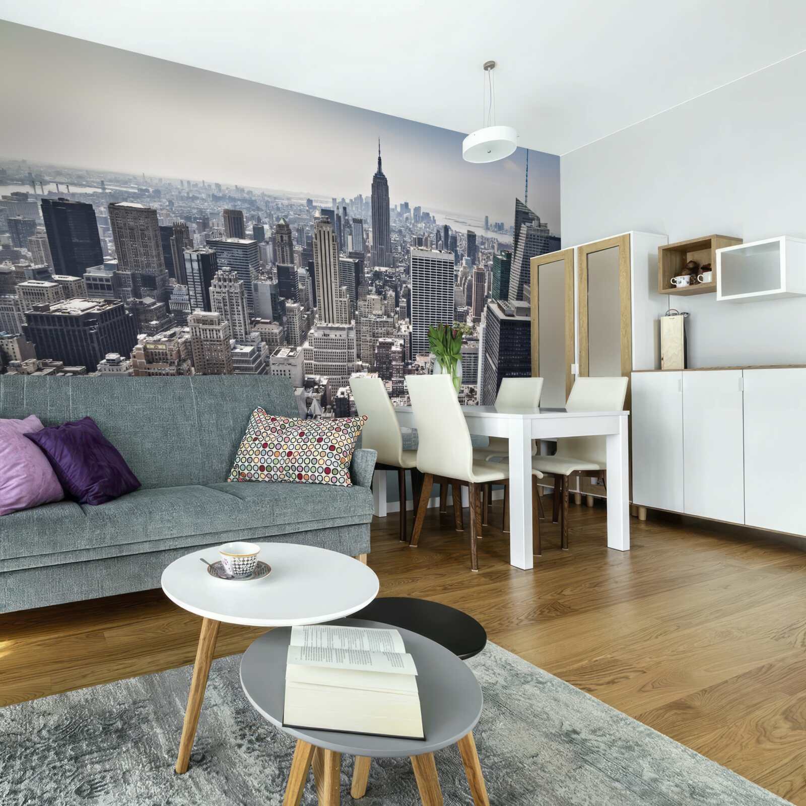 Fototapeta pohľad na mesto z výšky porovnateľnej s vtáčou perspektívou