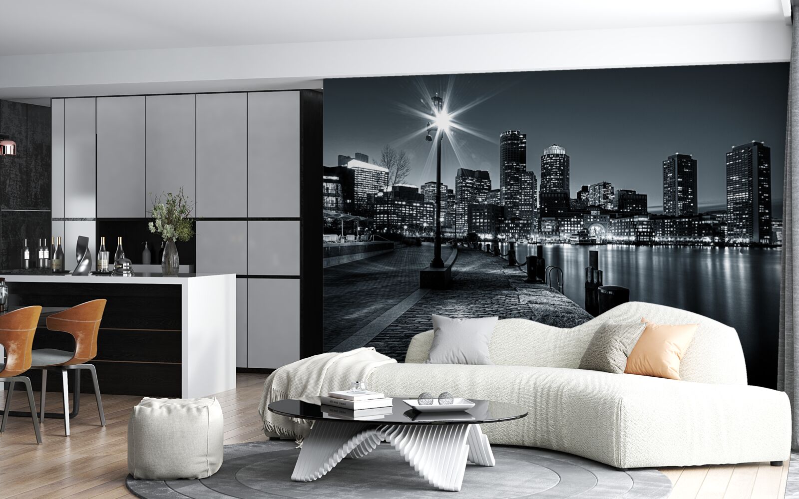 Fototapeta čarovnú atmosféru nočnej metropoly