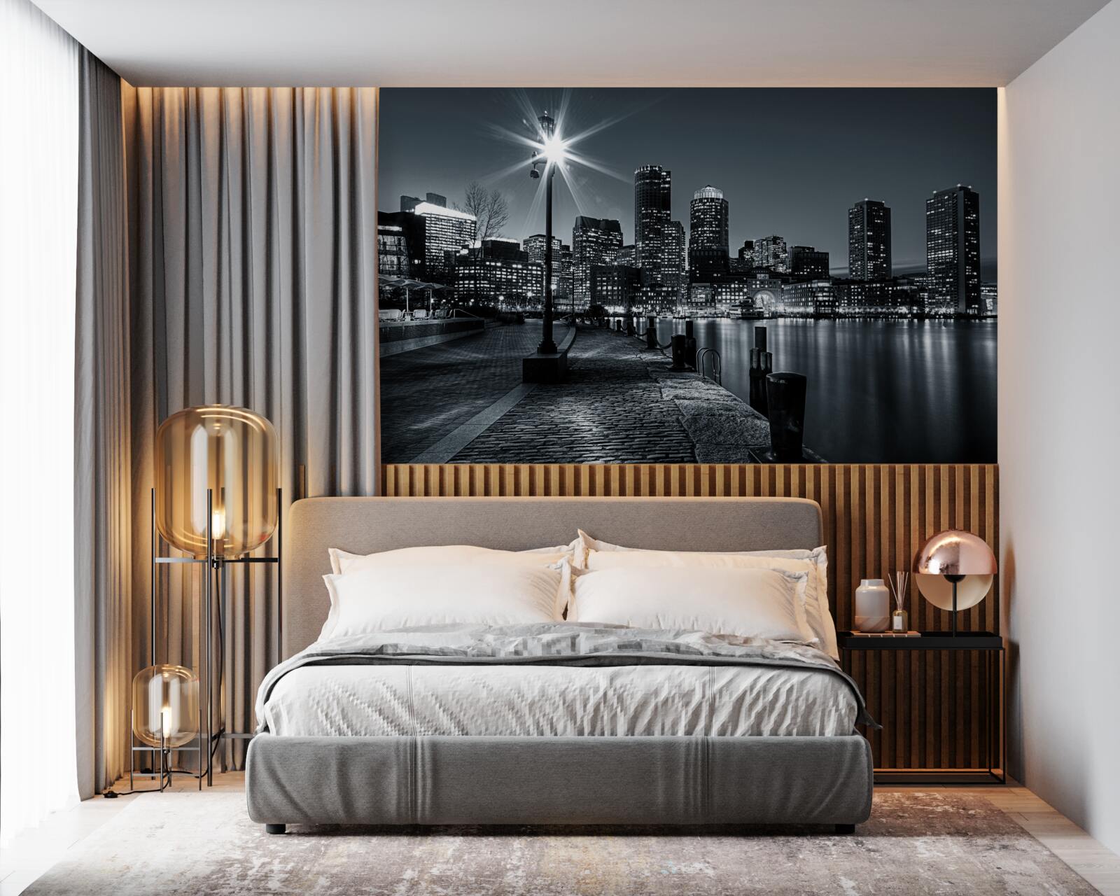 Fototapeta čarovnú atmosféru nočnej metropoly