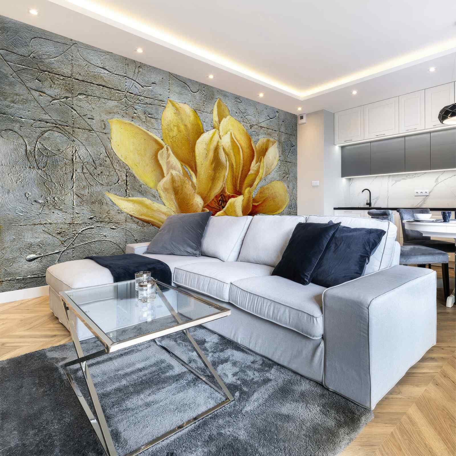 Fototapeta zaujímavý žltý kvet