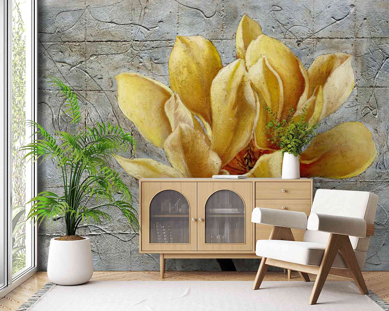 Fototapeta zaujímavý žltý kvet