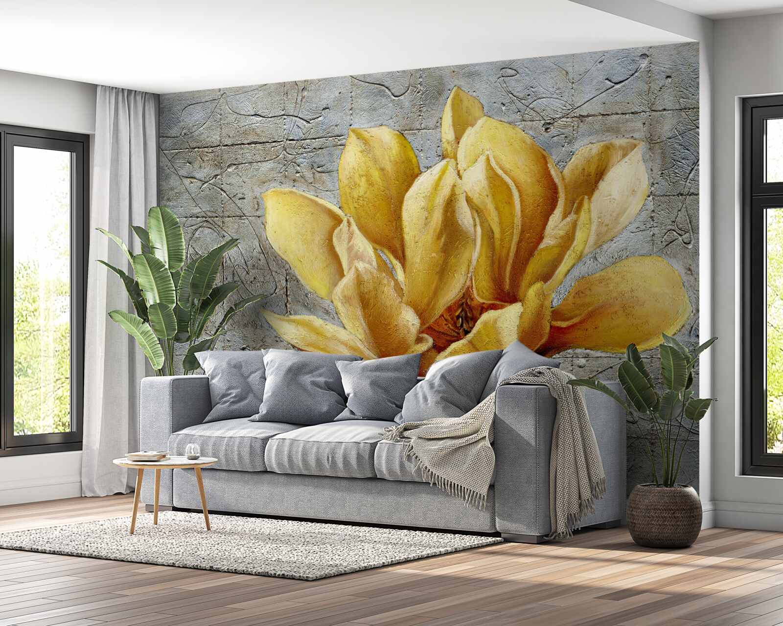 Fototapeta zaujímavý žltý kvet