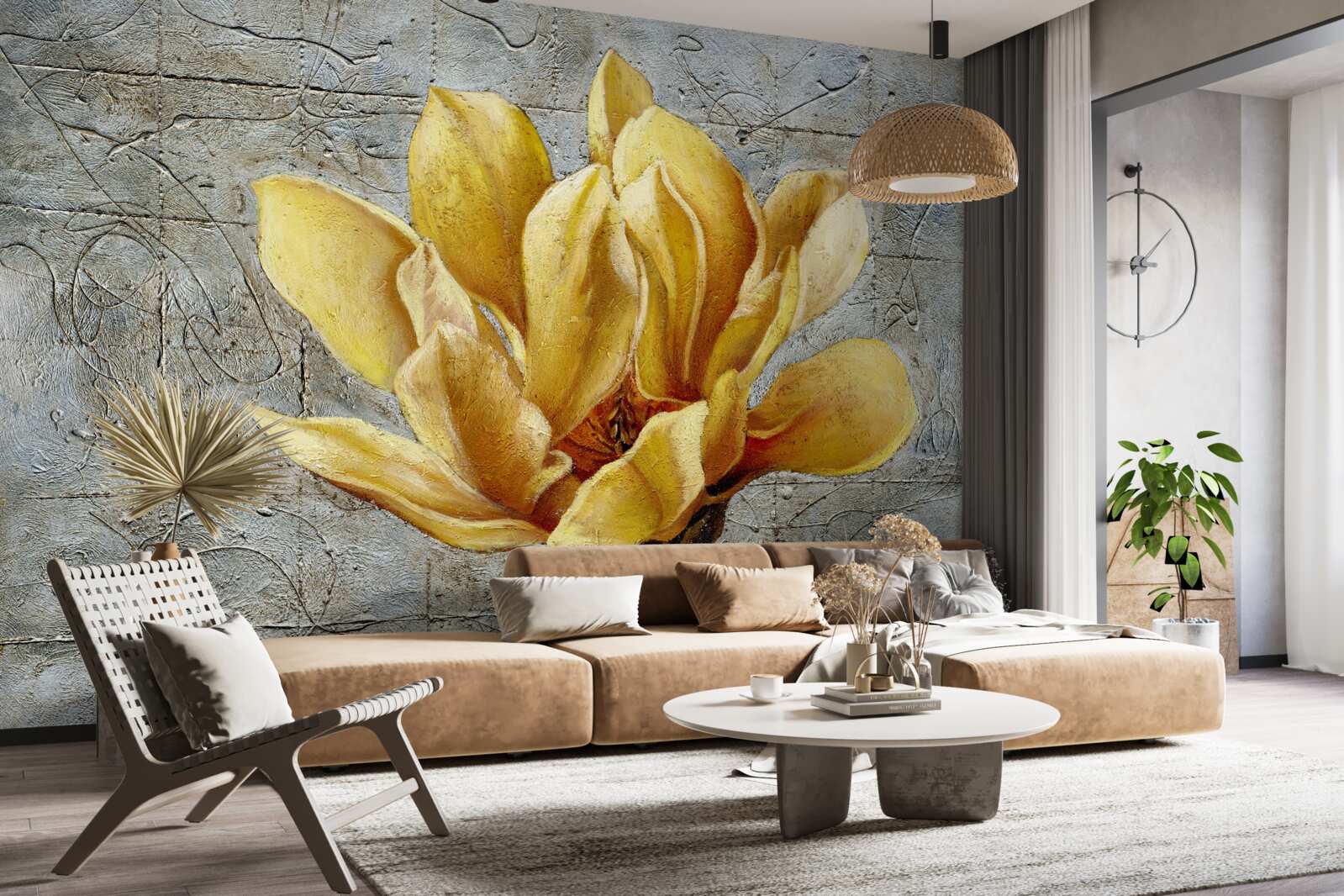 Fototapeta zaujímavý žltý kvet