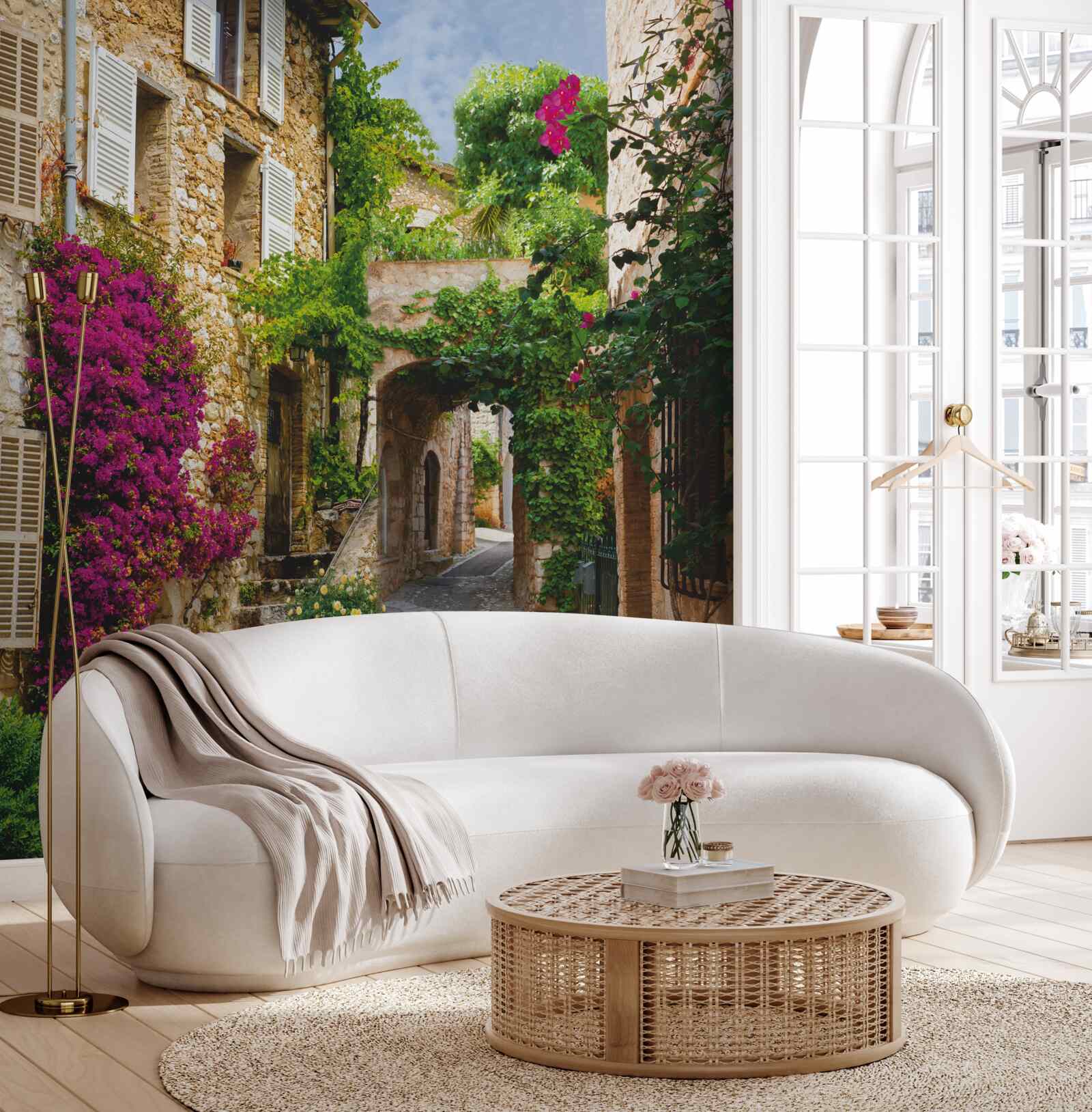 Fototapeta Taliansko s tichým zeleným dvorom