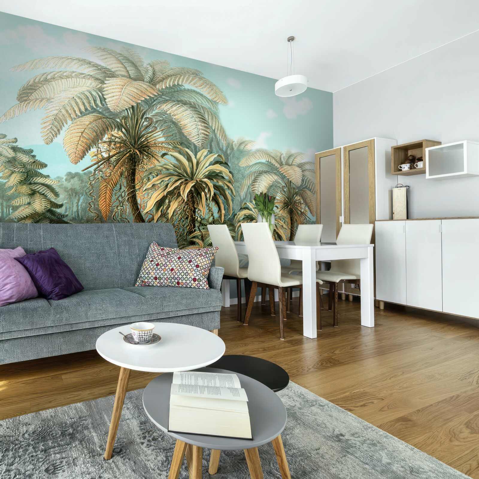 Fototapeta tropické stromy na blaženom ostrove