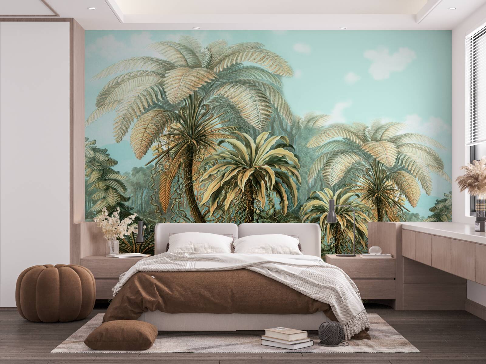 Fototapeta tropické stromy na blaženom ostrove