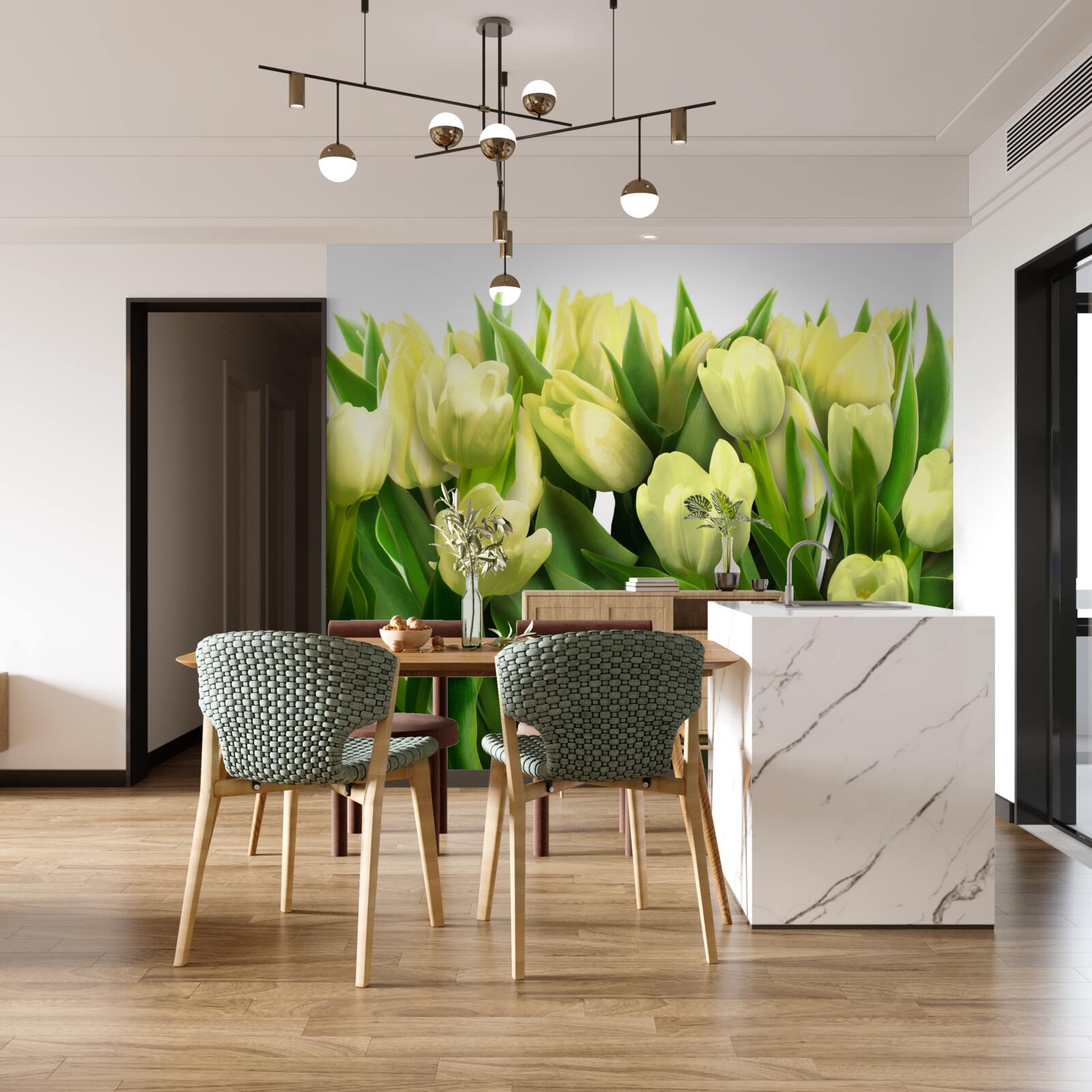 Fototapeta tulipány sú svetložlté