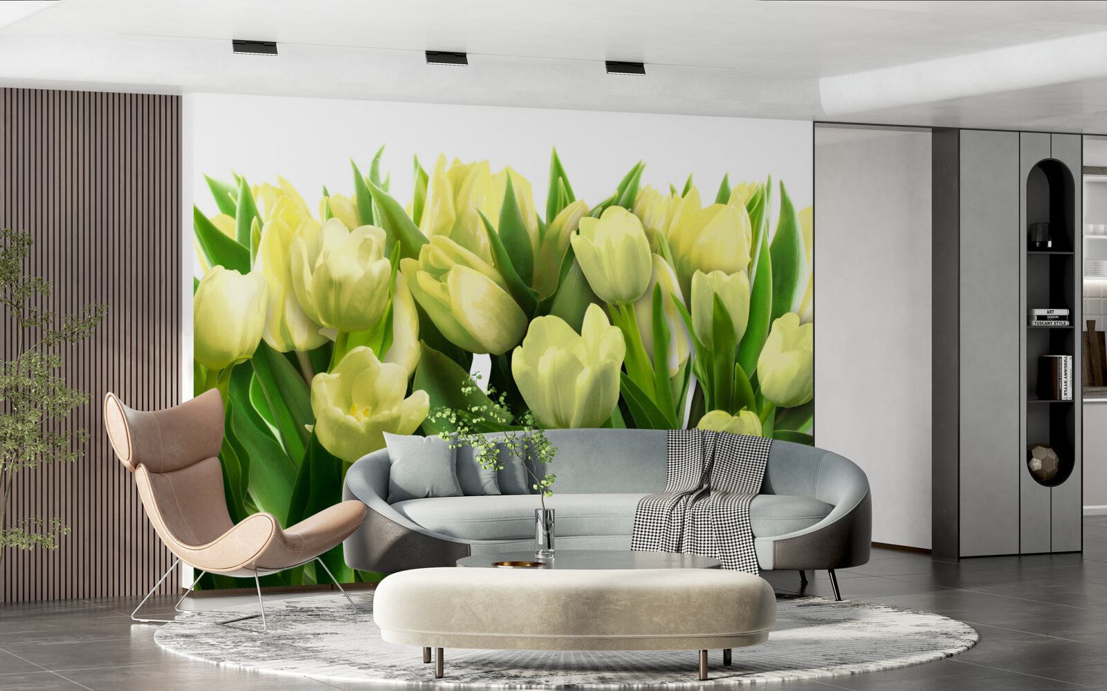 Fototapeta tulipány sú svetložlté