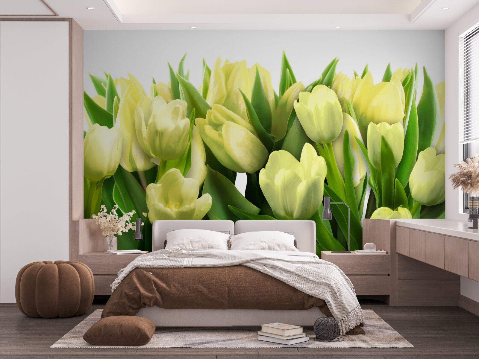 Fototapeta tulipány sú svetložlté