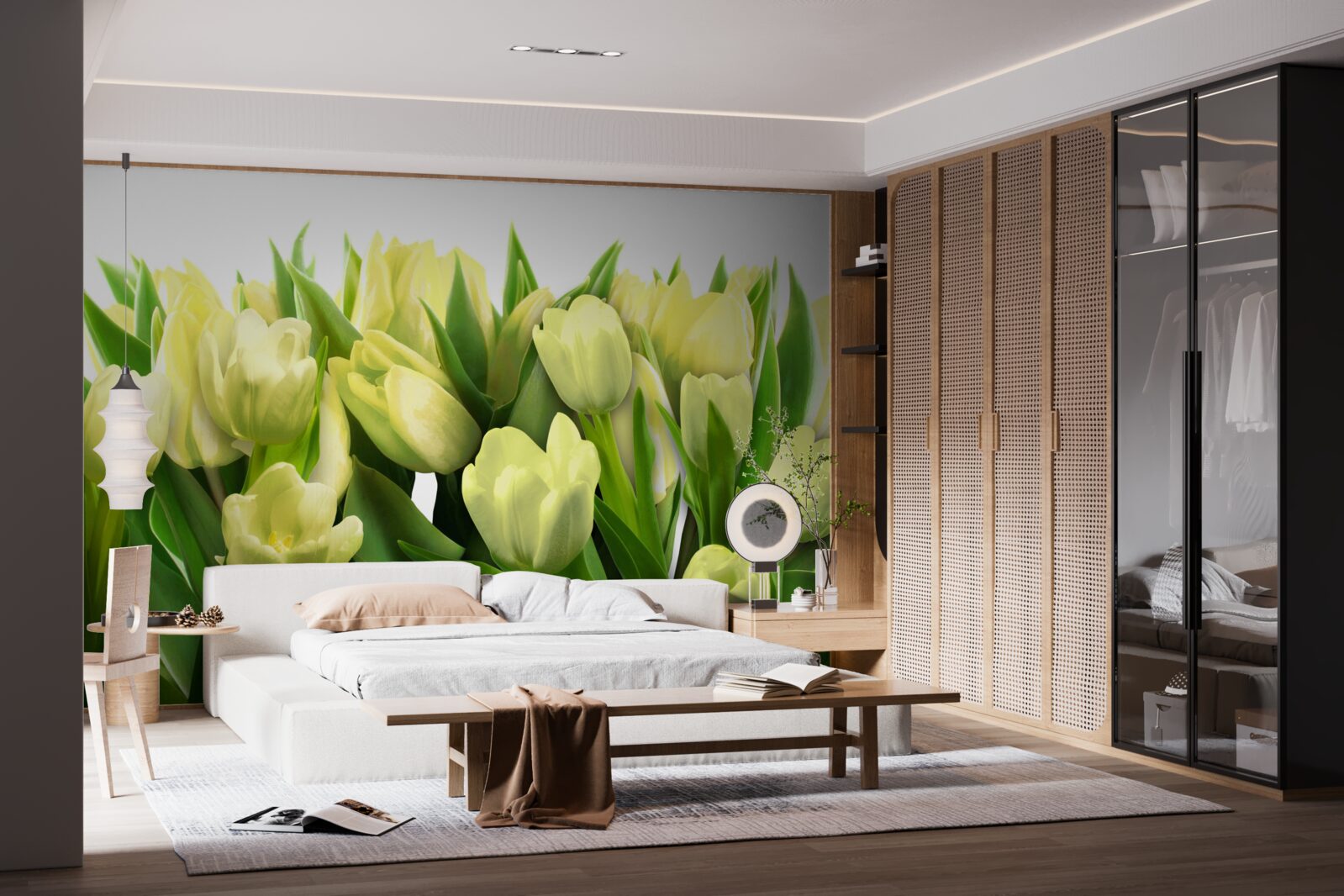 Fototapeta tulipány sú svetložlté