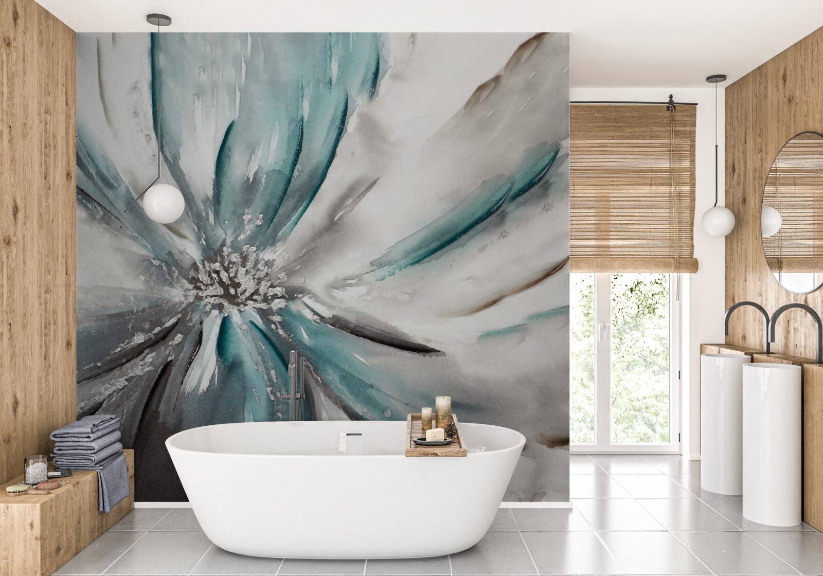 Fototapeta neobvyklý abstraktný kvet