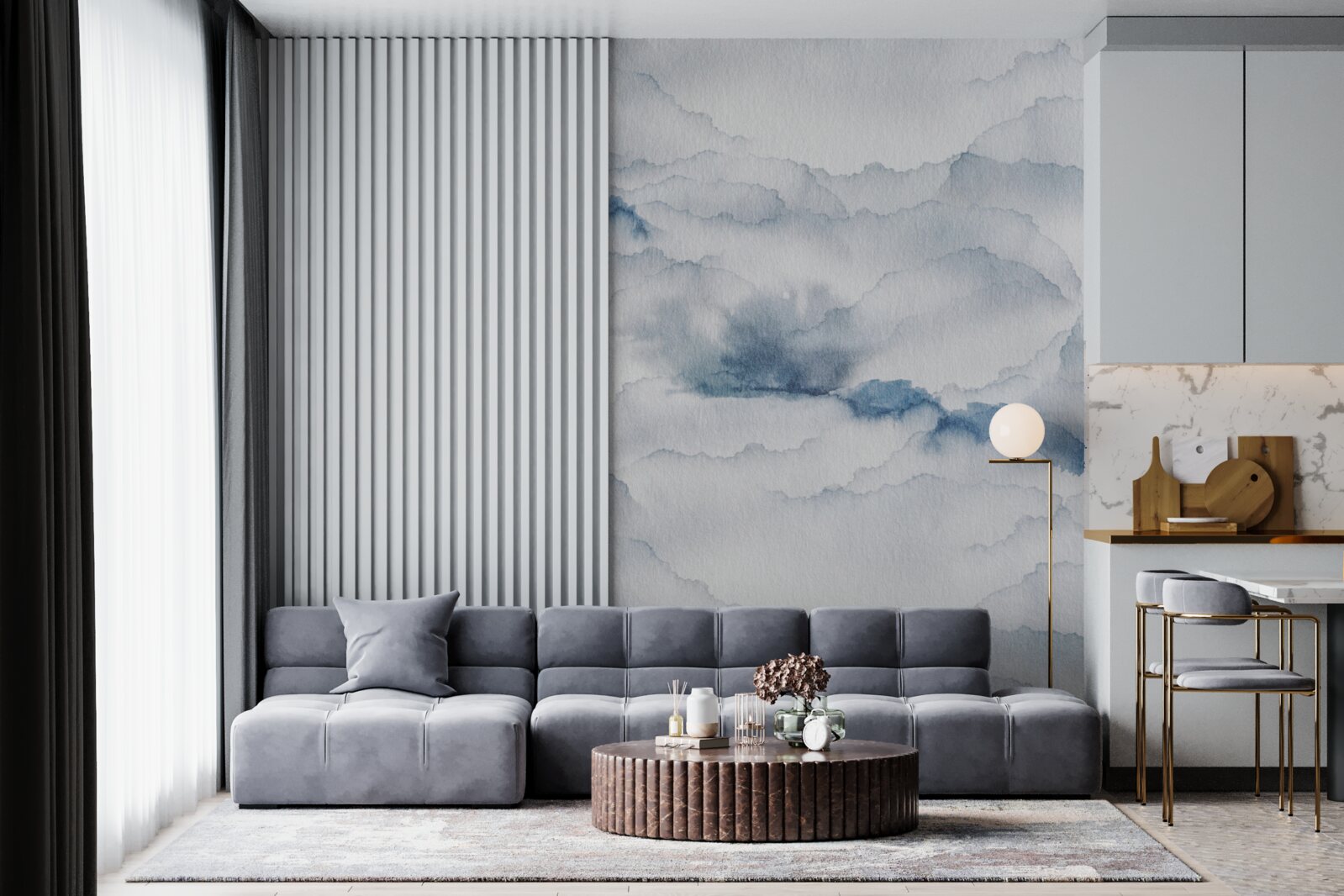 Fototapeta zamračené s dažďom