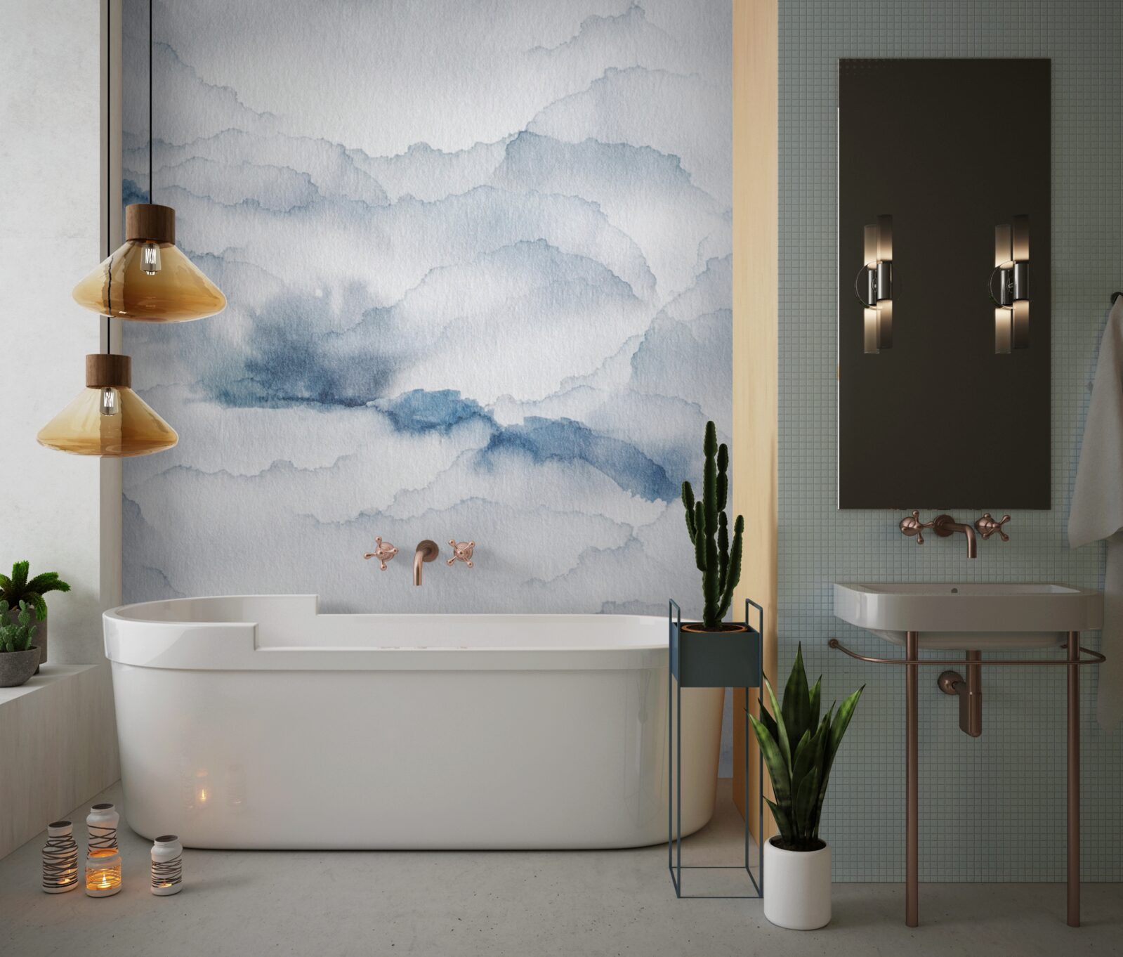 Fototapeta zamračené s dažďom