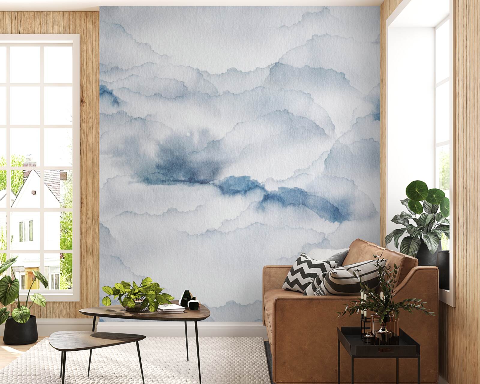 Fototapeta zamračené s dažďom