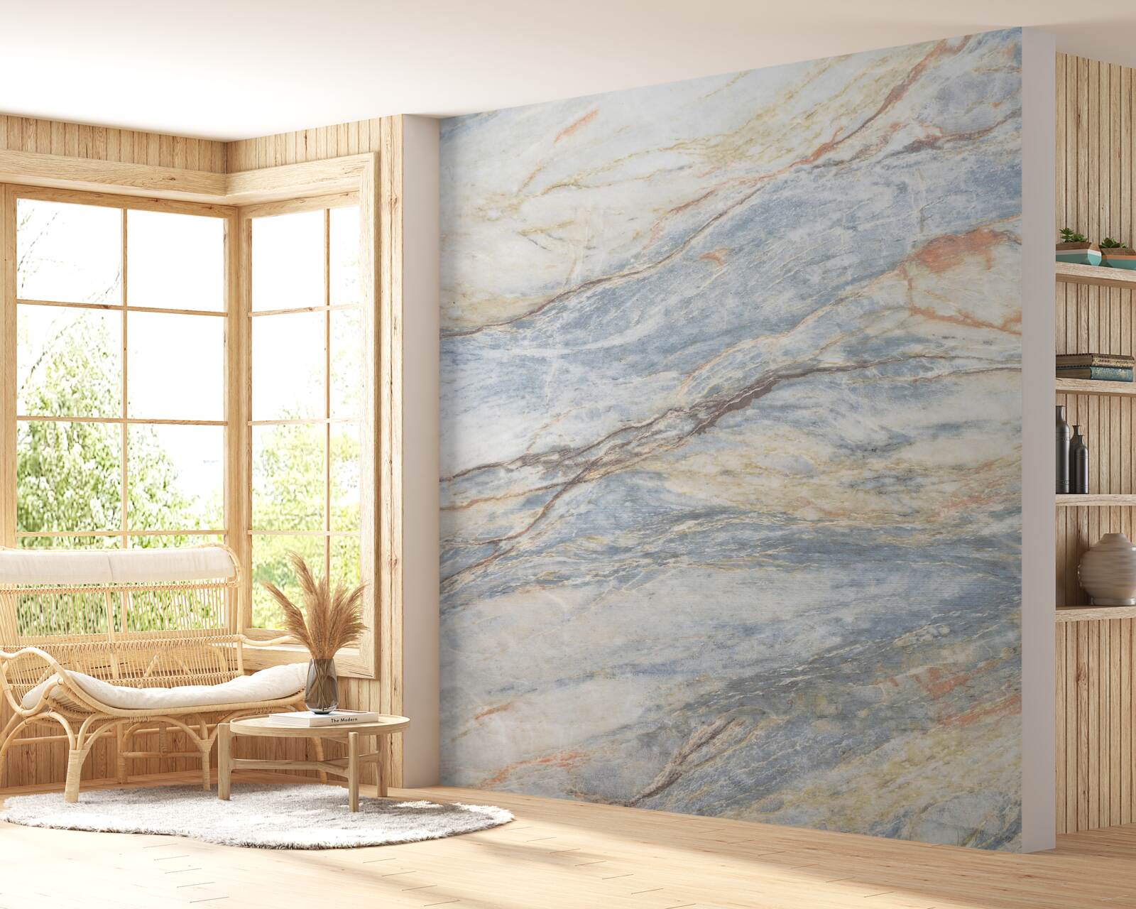 Fototapeta sivastý mramor