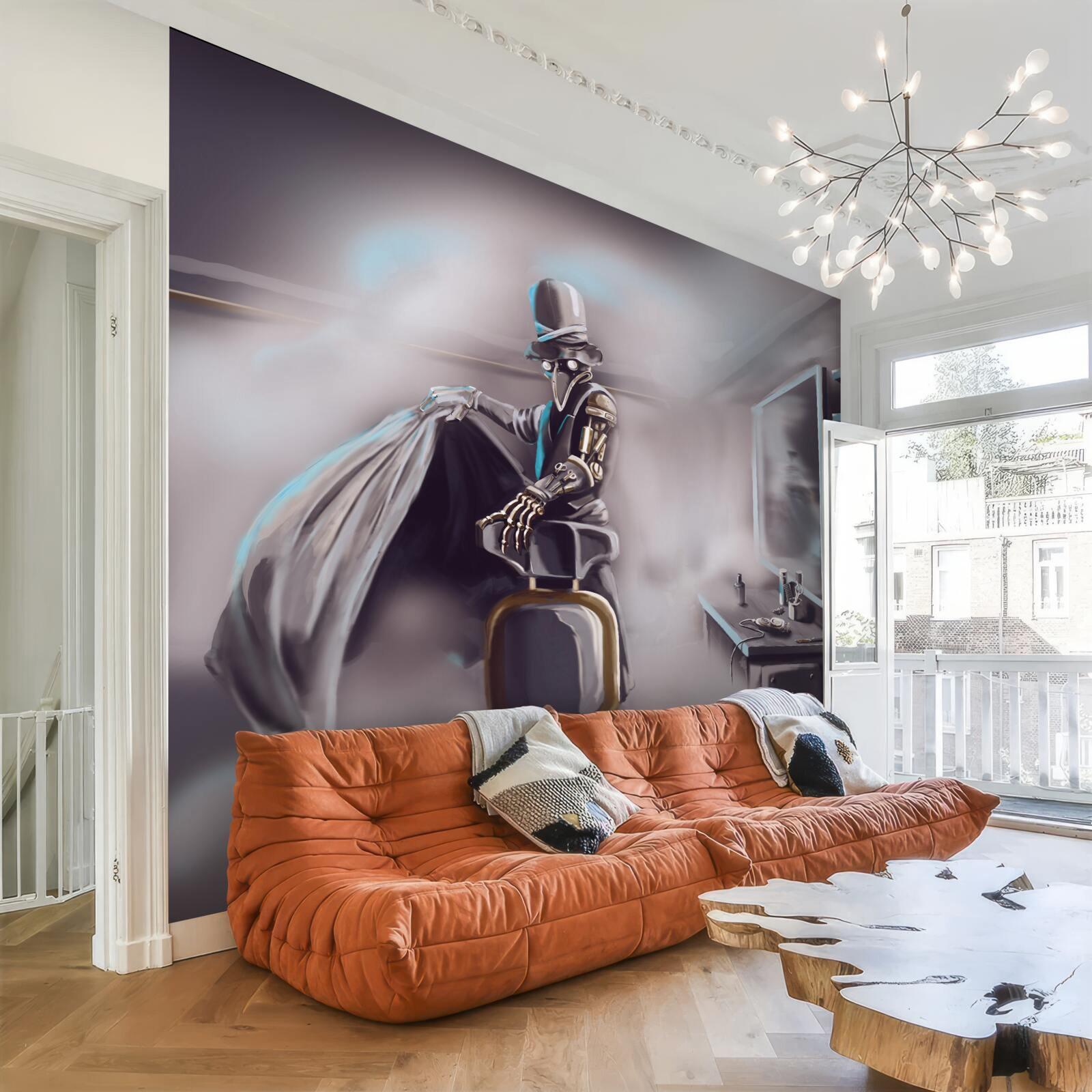 Fototapeta stylista v časoch moru