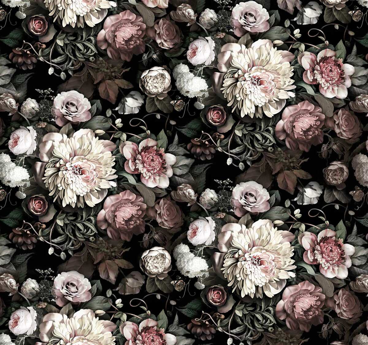 Fototapeta zloženie svetlých kvetinových odtieňov