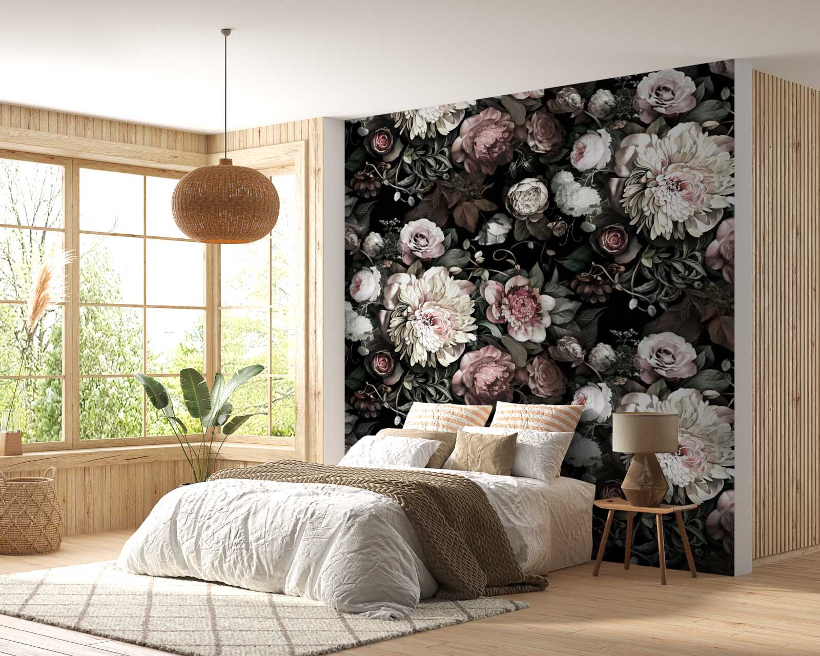 Fototapeta zloženie svetlých kvetinových odtieňov